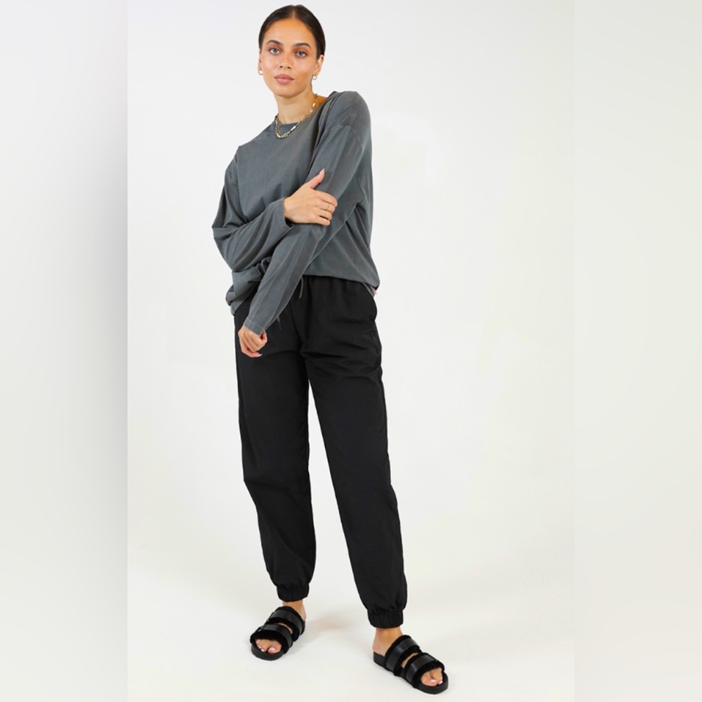 GANNI Black Jogger Pants